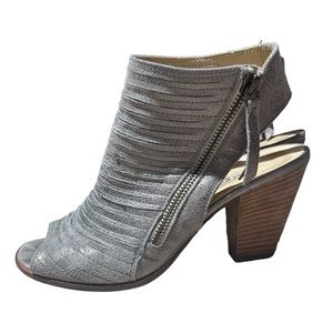 Paul Green Gray Heeled Sandals